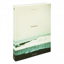 Тетрадь на кольцах БОЛЬШАЯ 210х305мм А4, 100л, обложка картон, клетка, BRAUBERG, Nature, 405411