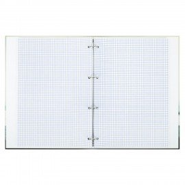 Тетрадь на кольцах БОЛЬШАЯ 210х305мм А4, 100л, обложка картон, клетка, BRAUBERG, Nature, 405411