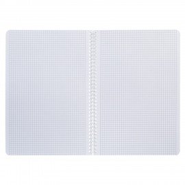 Тетрадь А4 80л. HATBER гребень, клетка, глянцевая ламинация, Drops (микс в спайке), 088870, 80Т4лВ1гр