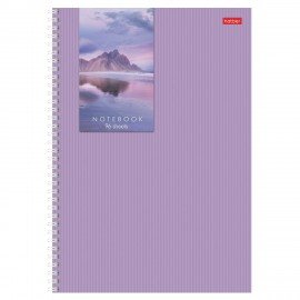 Тетрадь А4 96л. HATBER гребень, клетка, матовая ламинация, Прикосновение к природе (микс), 087981, 96Т4лВ1гр