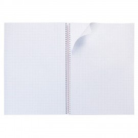 Тетрадь А4 96л. HATBER спираль, клетка, матовая ламинация, тиснение, Студенту_Синяя, 081327, 96Т4лтВ1сп29868