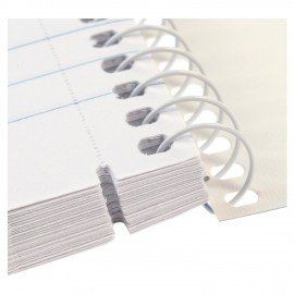 Тетрадь А4 96л. HATBER спираль, линия, матовая ламинация, тиснение, Студенту_Синяя, 082670, 96Т4лтВ2сп29868