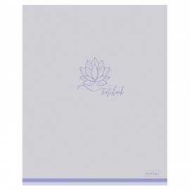 Тетрадь А5 48л. HATBER скоба, клетка, Soft-touch ламинация, Лаконично (микс в спайке), 090520, 48Т5лВ1