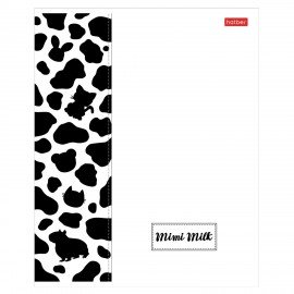 Тетрадь А5 48л. HATBER скоба, клетка, матовая ламинация, Mimimilk (микс в спайке), 083846, 48Т5лВ1