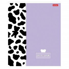 Тетрадь А5 48л. HATBER скоба, клетка, матовая ламинация, Mimimilk (микс в спайке), 083846, 48Т5лВ1