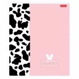 Тетрадь А5 48л. HATBER скоба, клетка, матовая ламинация, Mimimilk (микс в спайке), 083846, 48Т5лВ1