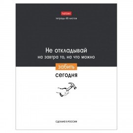 Тетрадь А5 48л. HATBER скоба, клетка, обложка картон, Люблю школу (микс в коробе), 078565, 48Т5В1