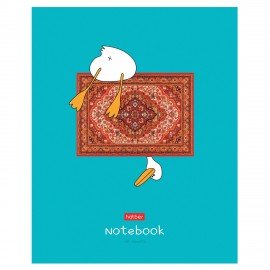 Тетрадь А5 48л. HATBER скоба, клетка, обложка картон, На ковре (микс в спайке), 088375, 48Т5В1