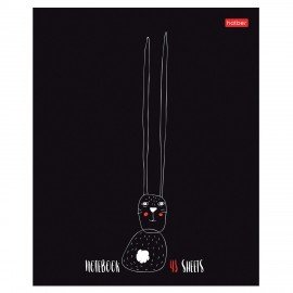 Тетрадь А5 48л. HATBER скоба, клетка, обложка картон, Нескучные герои (микс в спайке), 088361, 48Т5В1