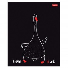 Тетрадь А5 48л. HATBER скоба, клетка, обложка картон, Нескучные герои (микс в спайке), 088361, 48Т5В1