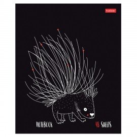 Тетрадь А5 48л. HATBER скоба, клетка, обложка картон, Нескучные герои (микс в спайке), 088361, 48Т5В1