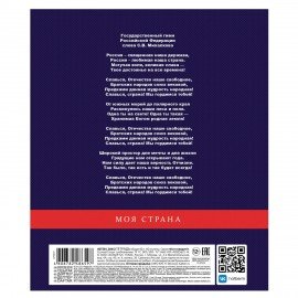 Тетрадь А5 48л. HATBER скоба, клетка, обложка картон, Я люблю Россию (микс в спайке), 088671, 48Т5В1