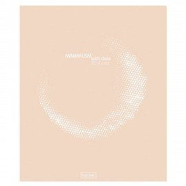 Тетрадь обложка пластик с печатью, А5 80л. скоба, линия, HATBER, Минимализм и точка (микс), 090202, 80Т5В2пл