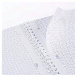 Тетрадь обложка пластик, А4 80л. гребень, клетка, HATBER, LINE NEON Зеленая, 081542, 80Т4В1гр_03034