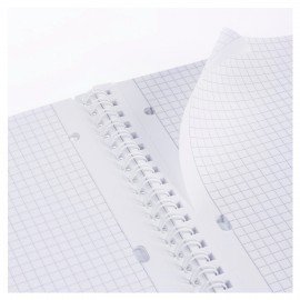 Тетрадь обложка пластик, А4 80л. гребень, клетка, HATBER, VELVET Зеленая, 081563, 80Т4В1гр_01607