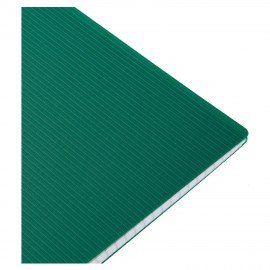 Тетрадь обложка пластик, А4 80л. гребень, клетка, HATBER, VELVET Зеленая, 081563, 80Т4В1гр_01607