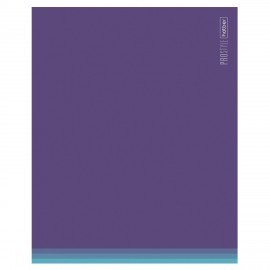 Тетрадь обложка пластик, А5 48л. скоба, клетка, HATBER, PROстиль (микс в спайке), 090231, 48Т5В1пл