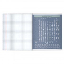 Тетрадь предметная MonoPastel 48л, пластиковая обложка, ХИМИЯ, клетка, подсказ, BRAUBERG, 405512