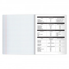 Тетрадь предметная BLACK MODE 48л, пластиковая обложка, ГЕОГРАФИЯ, клетка, подсказ, BRAUBERG, 405518