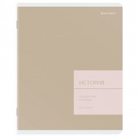 Тетради предметные, КОМПЛЕКТ 12 ПРЕДМЕТОВ 48л, пластиковая обложка, BRAUBERG "MonoPastel", 405540