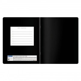 Тетради предметные, КОМПЛЕКТ 12 ПРЕДМЕТОВ 48л, пластиковая обложка, BRAUBERG "BLACK MODE", 405541