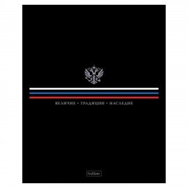 Тетрадь А5 48л. HATBER скоба, клетка, глянцевая ламинация, Россия (микс в спайке), 09, 48Т5лВ1