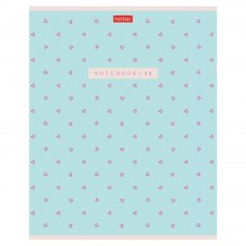 Тетрадь А5 48л. HATBER скоба, клетка, обложка картон, тиснение, LOVE IS... (микс в сп, 48Т5тВ1