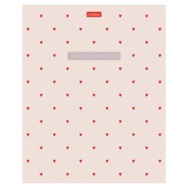 Тетрадь А5 48л. HATBER скоба, клетка, обложка картон, тиснение, LOVE IS... (микс в сп, 48Т5тВ1