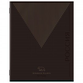 Тетрадь А5, 48 л., STAFF, скоба, клетка, офсет №2 ЭКОНОМ, обложка картон, ТЕМНАЯ, 405625