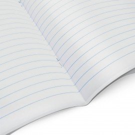 Тетрадь А5, 48 л., STAFF, скоба, линия, офсет №2 ЭКОНОМ, обложка картон, ЯРКАЯ, 405628