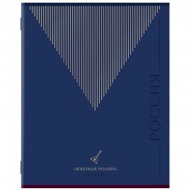 Тетрадь А5, 48 л., STAFF, скоба, линия, офсет №2 ЭКОНОМ, обложка картон, ТЕМНАЯ, 405629