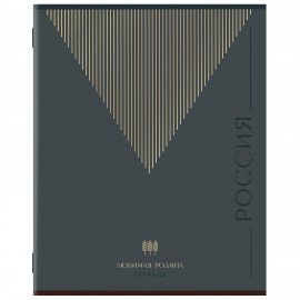 Тетрадь А5, 48 л., STAFF, скоба, линия, офсет №2 ЭКОНОМ, обложка картон, ТЕМНАЯ, 405629