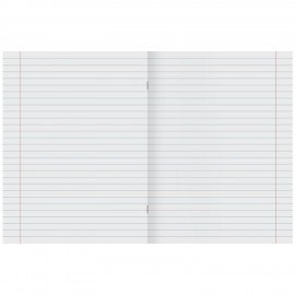 Тетрадь А5, 48 л., STAFF, скоба, линия, офсет №2 ЭКОНОМ, обложка картон, ТЕМНАЯ, 405629