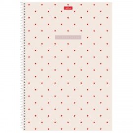 Тетрадь А4 96л. HATBER спираль, линия, тиснение, LOVE IS....(микс в спайке), 093597, 96Т4тВ2сп