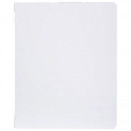 Тетрадь А5 48л. HATBER скоба, клетка, Soft-touch ламинация, SoloMatte_Арктический бел, 48Т5лВ1