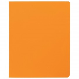 Тетрадь А5 48л. HATBER скоба, клетка, Soft-touch ламинация, SoloMatte_Шафран, 092731, 48Т5лВ1