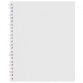 Тетрадь А5 96л. HATBER гребень, клетка, Soft-touch ламинация, SoloMatte_Арктический б, 96Т5лВ1гр