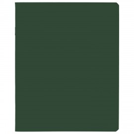 Тетрадь А5 96л. HATBER скоба, клетка, Soft-touch ламинация, SoloMatte_Малахит, 092749, 96Т5лВ1