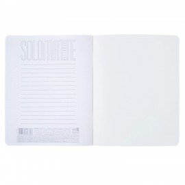 Тетрадь А5 96л. HATBER скоба, клетка, Soft-touch ламинация, SoloMatte_Малахит, 092749, 96Т5лВ1