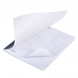 Тетрадь А5 96л. HATBER скоба, клетка, Soft-touch ламинация, SoloMatte_Сапфир, 092748, 96Т5лВ1