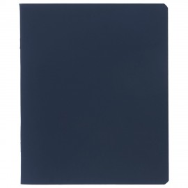 Тетрадь А5 96л. HATBER скоба, клетка, Soft-touch ламинация, SoloMatte_Сапфир, 092748, 96Т5лВ1