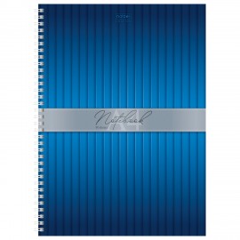 Тетрадь А4 80л. HATBER гребень, клетка, обложка твердая, глянцевая ламинация, PLISSE,, 80Тт4В1гр_11696