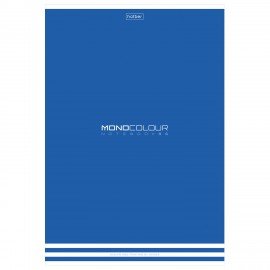 Тетрадь А4 96л. HATBER скоба, линия, матовая ламинация, тиснение, MONOCOLOUR (микс в, 96Т4лтВ2