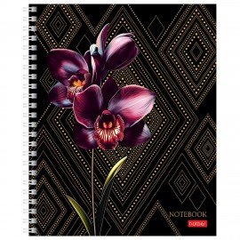 Тетрадь А5 96л. HATBER гребень, клетка, матовая ламинация, 3D фольга, Золотая гармони, 96Т5лофВ1гр