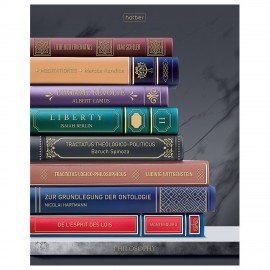 Тетрадь А5 96л. HATBER скоба, клетка, Soft-touch ламинация, 3D фольга, Золотые страни, 96Т5лофВ1