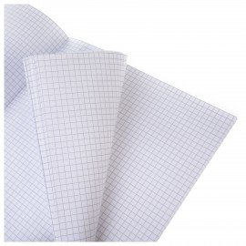 Тетрадь бумвинил А4 96л. скоба, офсет №1, клетка, ЧЕРНАЯ Metallic, HATBER, 093028, 96Т4бвВ3