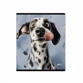 Тетрадь А5 48л. ErichKrause, скоба, клетка, TWIN лак, Goofy (микс в спайке), 64871