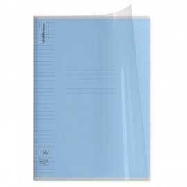 Тетрадь обложка пластик, А4 96л. скоба, линия, ErichKrause, CoverPrо fizzy (микс в спайке), 56414