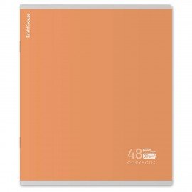 Тетрадь А5 48л. ErichKrause, скоба, клетка, Soft-touch+УФ, FL микс в спайке, 60623