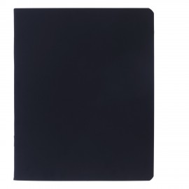 Тетрадь А5 48л. HATBER скоба, линия, Soft-touch ламинация, SoloMatte_Черный бархат, 0, 48Т5лВ2